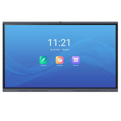 H11S 75&quot; 8G RAM Smart insegna a schermo piatto interattivo intelligente del bordo 4K UHD per le scuole