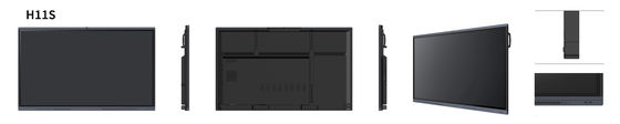 H11S 75&quot; 8G RAM Smart insegna a schermo piatto interattivo intelligente del bordo 4K UHD per le scuole