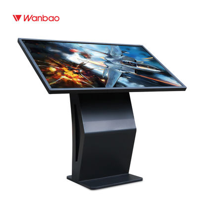 Tutti in uno schermo duro originale a 43 pollici del chiosco diritto HD del touch screen del pavimento