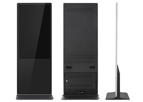 Giocatore LCD diritto di pubblicità del pavimento interattivo di tocco LED 65&quot; grande schermo