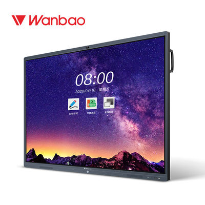 Lavagna interattiva astuta LCD infrarossa 4K 75 pollici