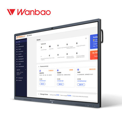Pannello intelligente interattivo elettronico multi touch da 86 pollici con lavagna interattiva IR