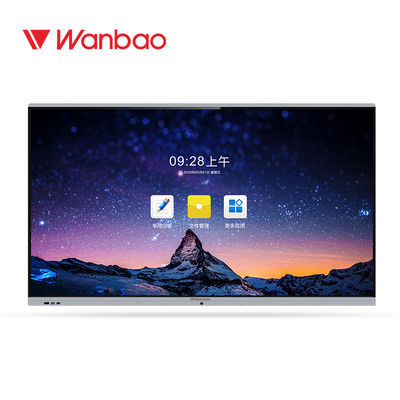 Lavagna interattiva astuta 75&quot; dell'ufficio di scuola tocco Digital TV del LED 4K IR