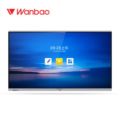 Lavagna interattiva astuta 75&quot; dell'ufficio di scuola tocco Digital TV del LED 4K IR