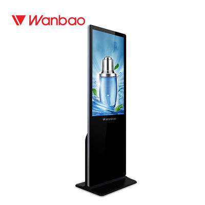 pavimento a 65 pollici 43 50 55 che sta LCD annunciando schermo dell'OEM Android del giocatore il video