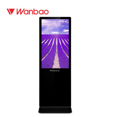 pavimento a 65 pollici 43 50 55 che sta LCD annunciando schermo dell'OEM Android del giocatore il video