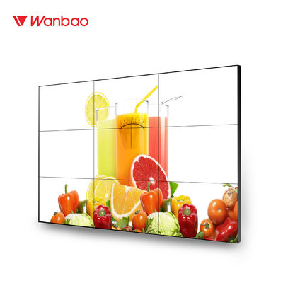 Parete LCD di multi del pannello TV di parete dell'esposizione dimensioni a 55 pollici del touch screen grandi video
