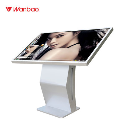 Condizione orizzontale del pavimento del PC del chiosco della macchina di domanda del touch screen di multimedia dell'interno
