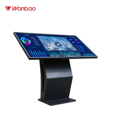 Informazioni interattive facenti una pausa del chiosco del touch screen per il centro commerciale della Banca