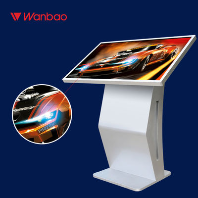 Chiosco orizzontale di LCD della macchina di domanda del touch screen di indagine interattiva a 55 pollici