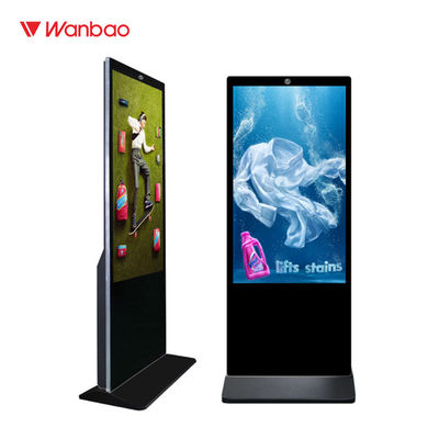 Chiosco interattivo intelligente 65" dell'esposizione del touch screen con autonomo dell'interno dell'ente esile