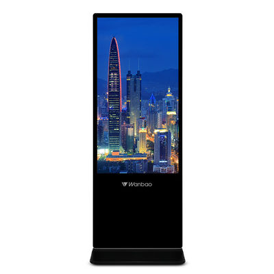 esposizione LCD del contrassegno di Digital del touch screen 43 50 55 di pubblicità verticale a 65 pollici del totem