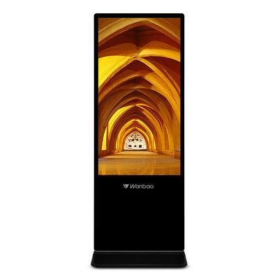 Il touch screen Android ha temperato l'esposizione di pubblicità di vetro 55&quot; del chiosco