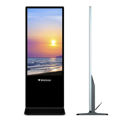 Pavimento che sta controllo di pubblicità LCD a 50 pollici del Display Software