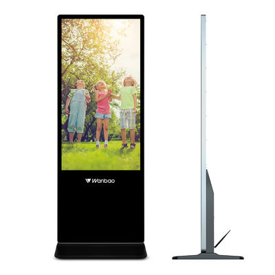 esposizione LCD del contrassegno di Digital del touch screen 43 50 55 di pubblicità verticale a 65 pollici del totem