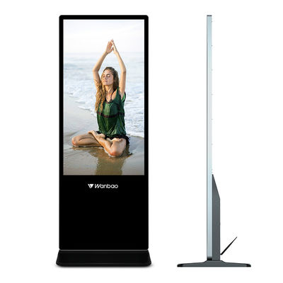 Chiosco a 43 pollici del touch screen di Wifi che annuncia il contrassegno di Digital del giocatore dell'esposizione