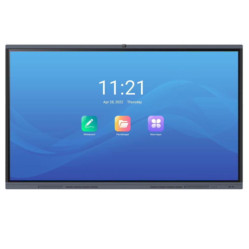 H11S 75&quot; 8G RAM Smart insegna a schermo piatto interattivo intelligente del bordo 4K UHD per le scuole