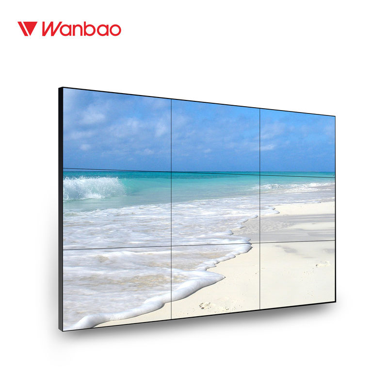 Parete LCD di multi del pannello TV di parete dell'esposizione dimensioni a 55 pollici del touch screen grandi video