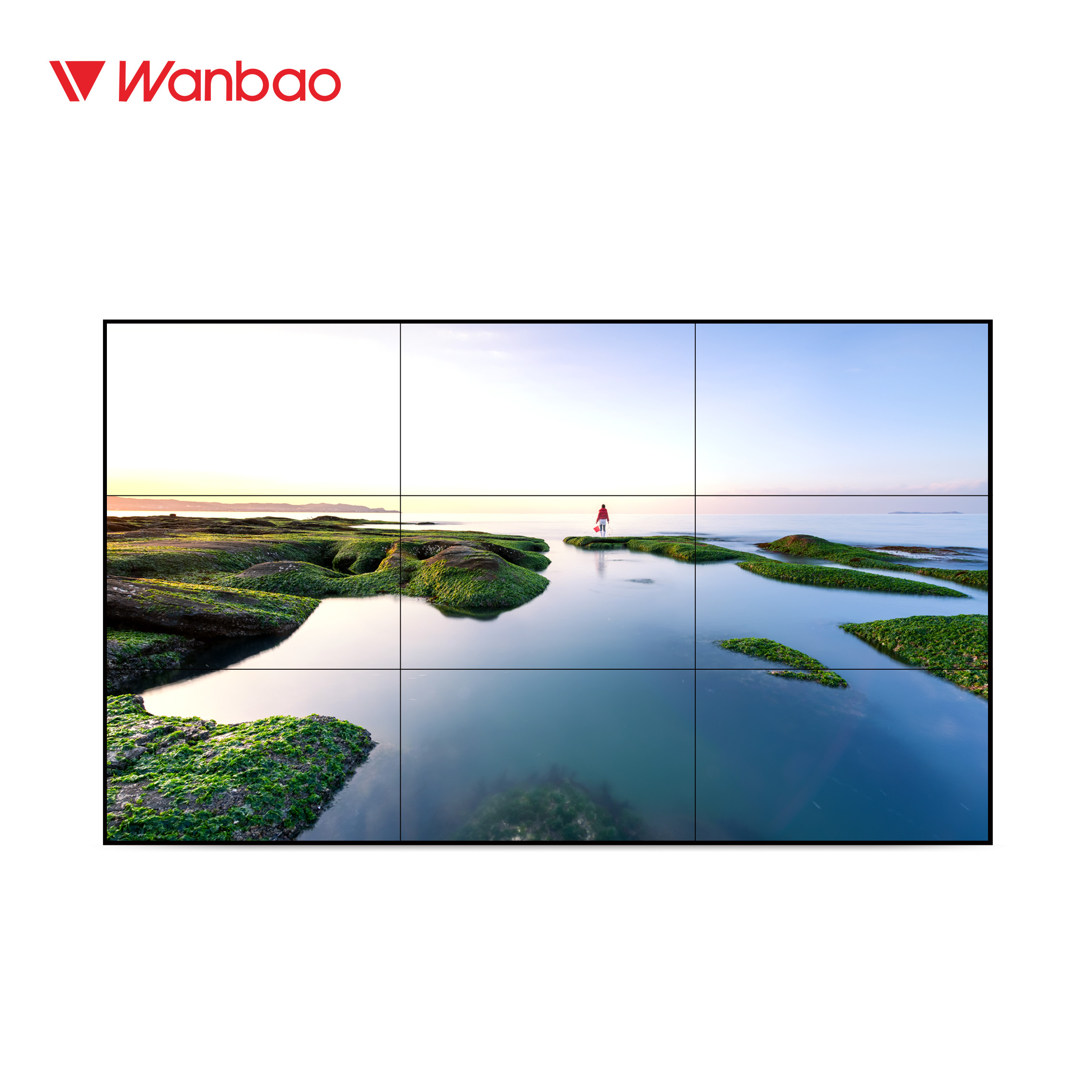 Pannello LCD del touch screen della video parete a 46 pollici con le grandi dimensioni dell'incastonatura senza cuciture