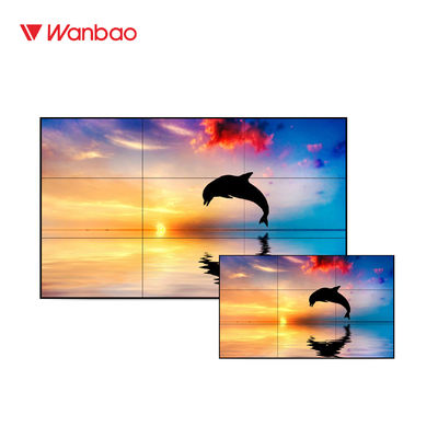 55" HA FATTO la video esposizione di parete dell'affissione a cristalli liquidi con l'incastonatura stretta 5.3mm con la lampadina del LED