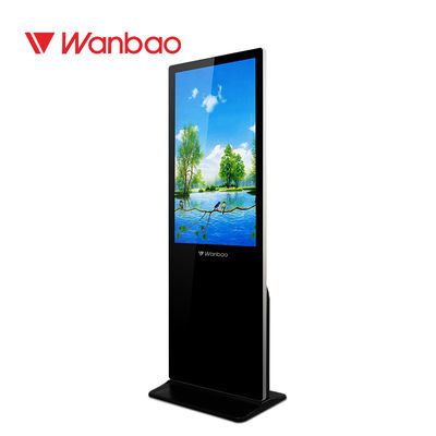 Isolato Digital dell'interno che annuncia esposizione con il touch screen LCD per il centro commerciale