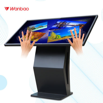 Chiosco interattivo del touch screen di pubblicità a 55 pollici un tocco di 10 punti per dell'interno